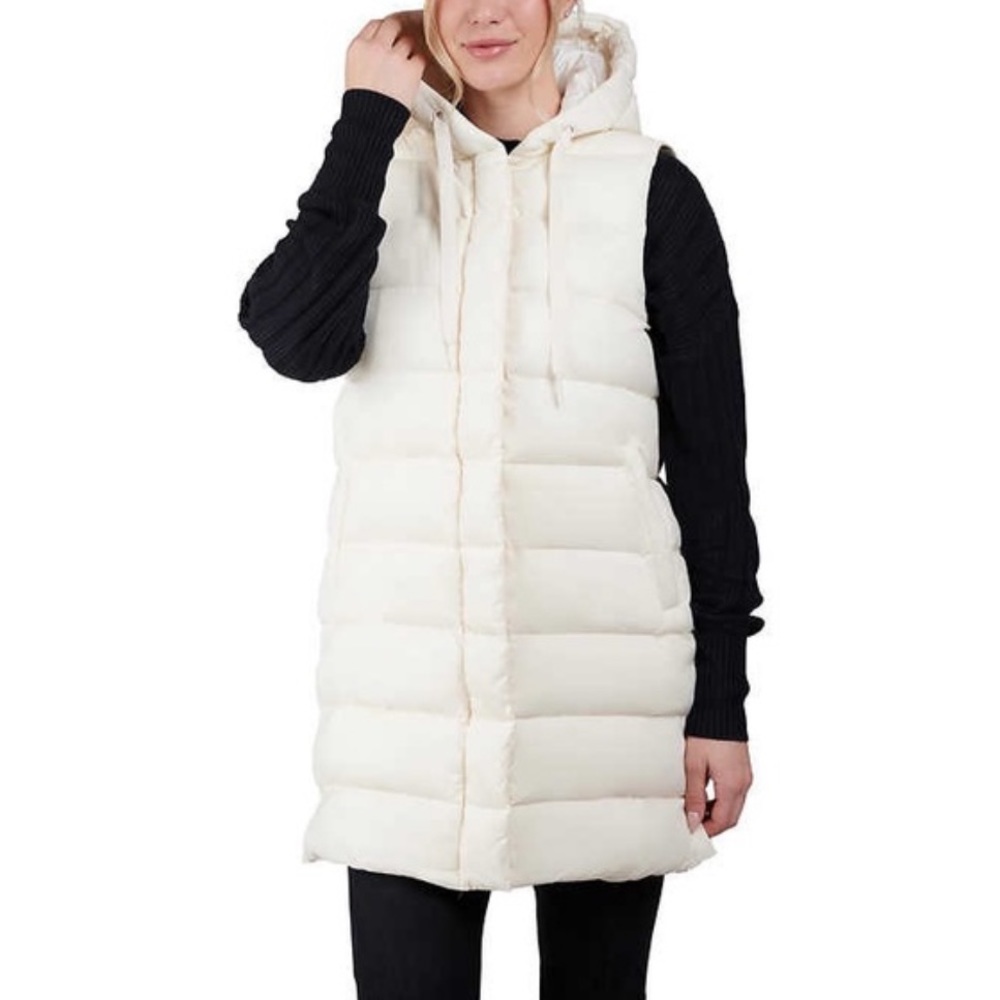 White Lole Puffer Vest